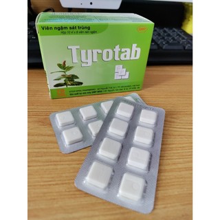 Viên ngậm Tyrotab Hộp 80 viên