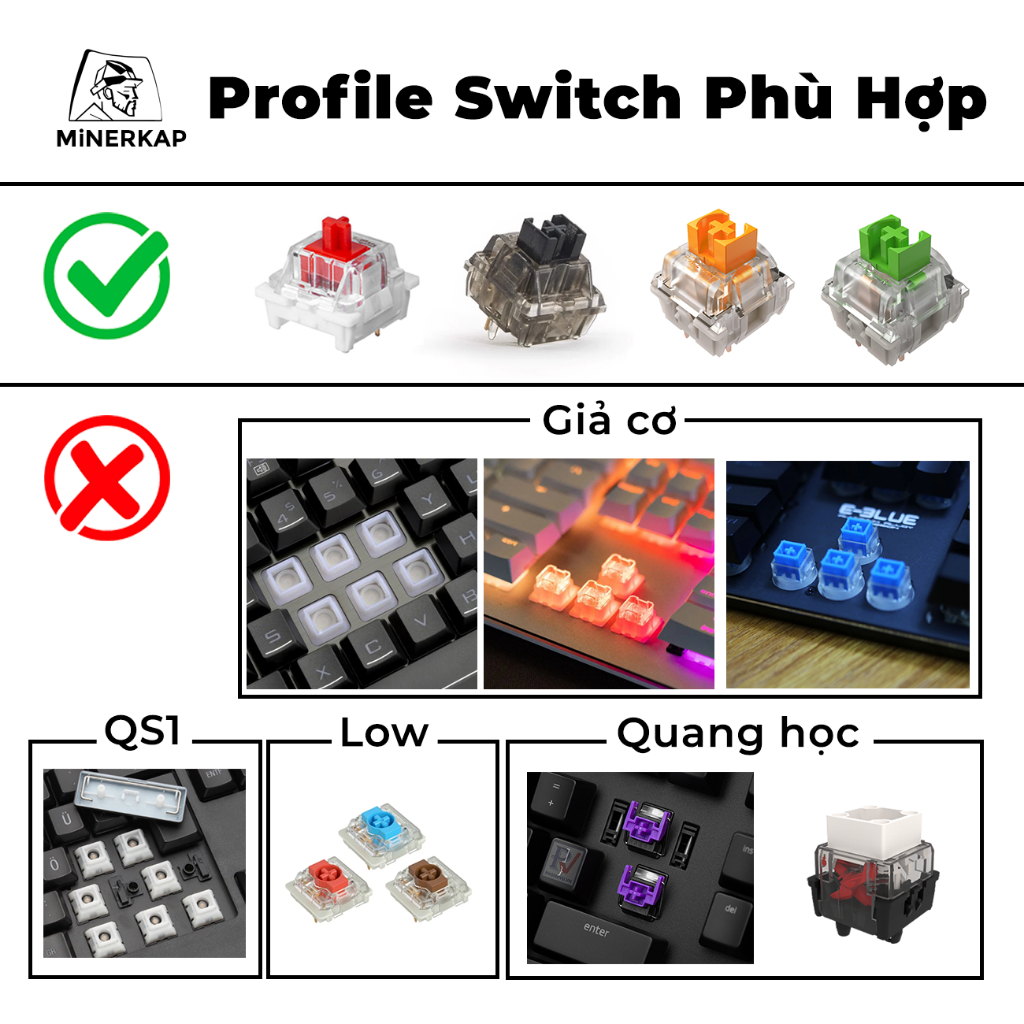 Keycap mạch điện tử dành cho bàn phím cơ