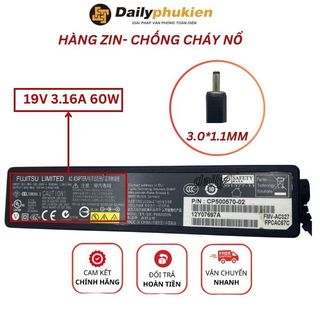 Sạc laptop Fujitsu Q736 Q775 R726 Q616 Q737 Q738 19v chân nhỏ dailyphukien