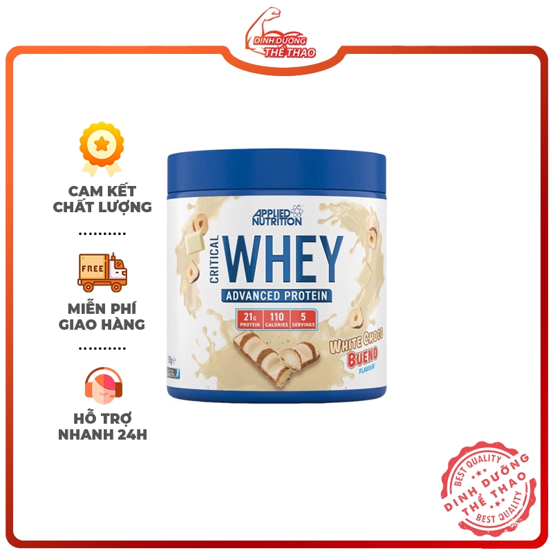 APPLIED NUTRITION - CRITICAL WHEY 150 GRAM Sữa Dinh Dưỡng Tăng Cơ Bắp