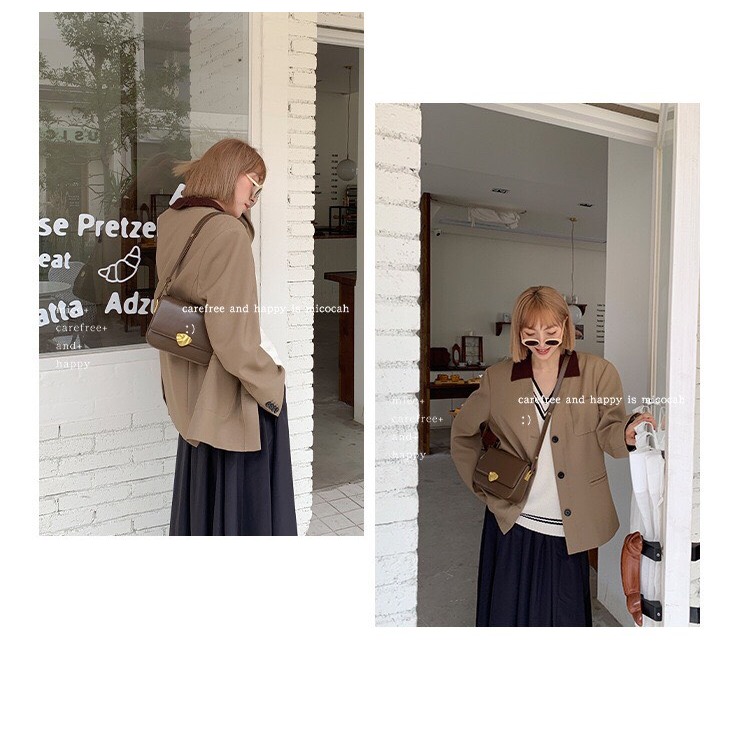 Túi MICOCAH CHÍNH HÃNG bản chuẩn 2 dây, form đứng, túi xách, túi đeo chéo MSP: 737