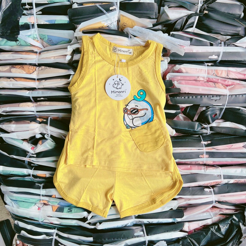 Bộ ba lỗ cho bé trai và bé gái 5-18kg