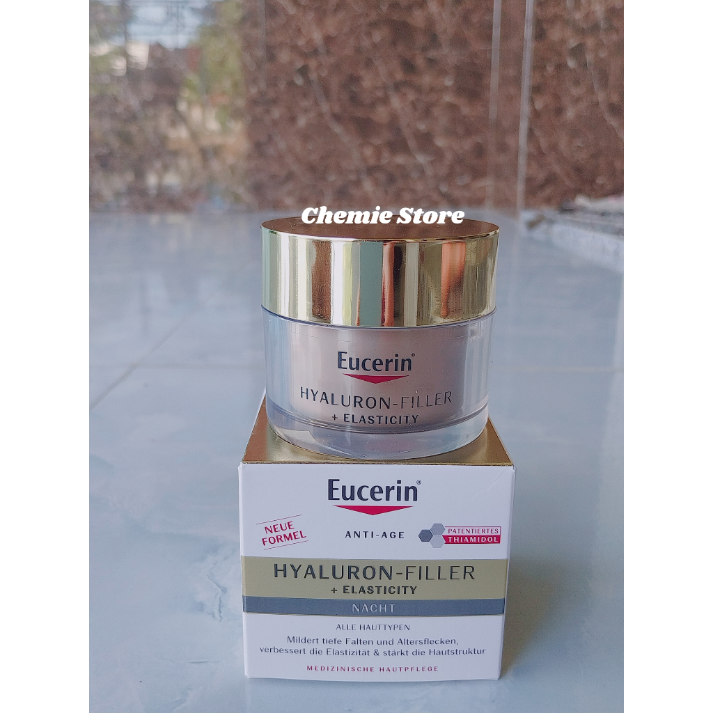Kem dưỡng lão hóa da ban đêm Eucerin Hyaluron Filler Elasticity Night 50ml