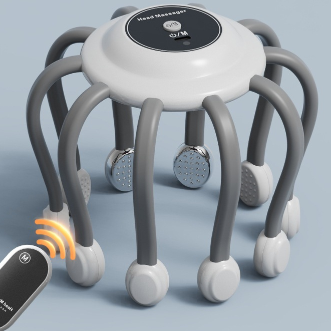 Máy massage đầu DAITASHI xung điện hồng ngoại tích hợp điều khiển từ xa thông minh