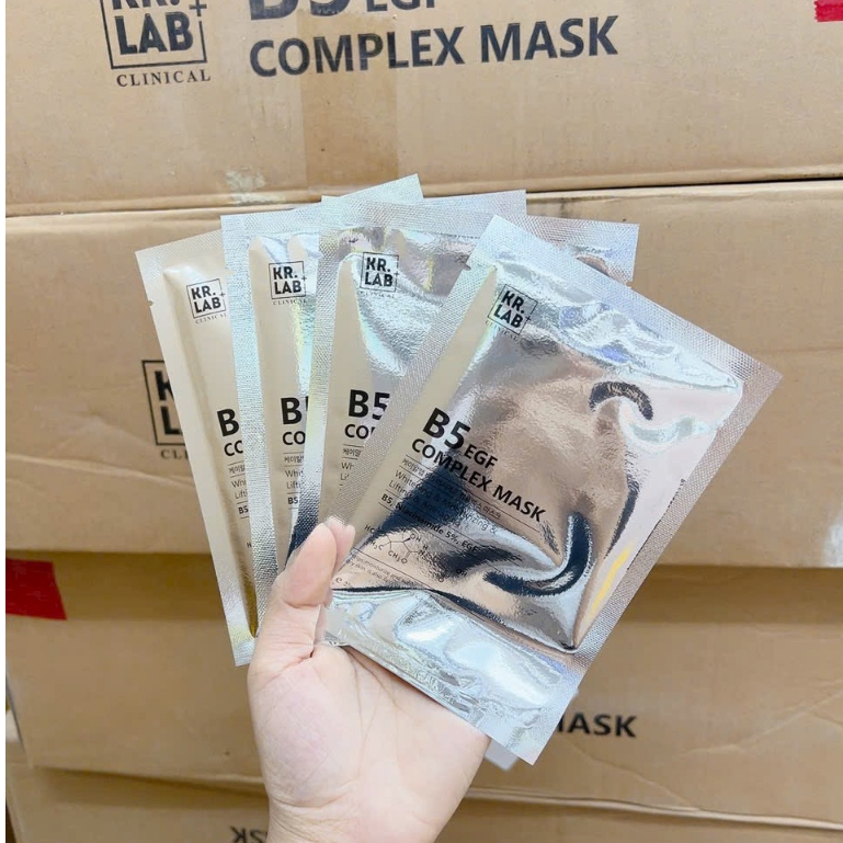 Mặt Nạ Mask B5 KR.LAB B5 Niacinamide EGF Complex Mask Giúp Cấp Ẩm Dưỡng Trắng Phục Hồi Da