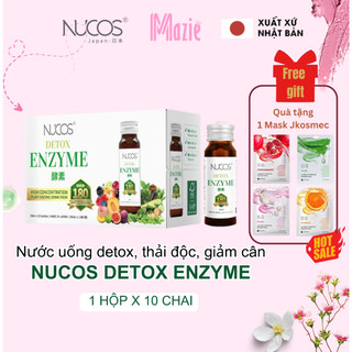 Detox thải độc cải thiện vóc dáng Nucos Detox Enzyme 30ml x 10 chai