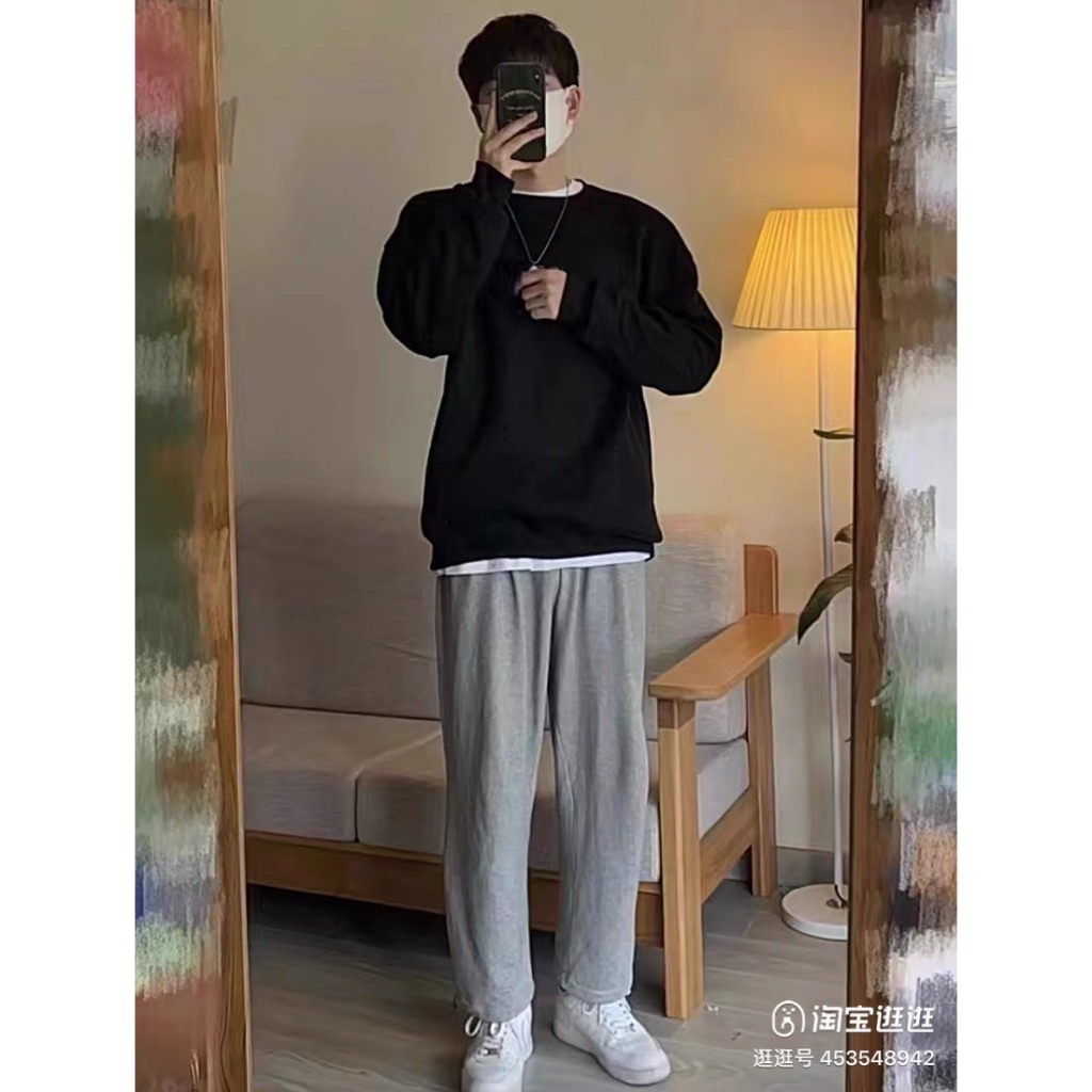 Áo Nỉ bông SWEATER TRƠN HOGOTO.CLUB , áo SWEATER nam nữ nỉ bông cotton