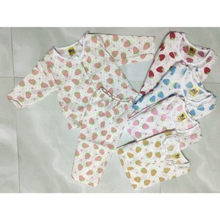 Bộ pijama lụa tay dài bé