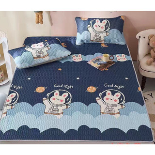 Chiếu điều hoà cao su non 3D chống nóng lưng kèm 2 vỏ gối nằm kích thước 1m6x2m 1m8x2m 2mx2m2 (Hàng loại 1 siêu dày)