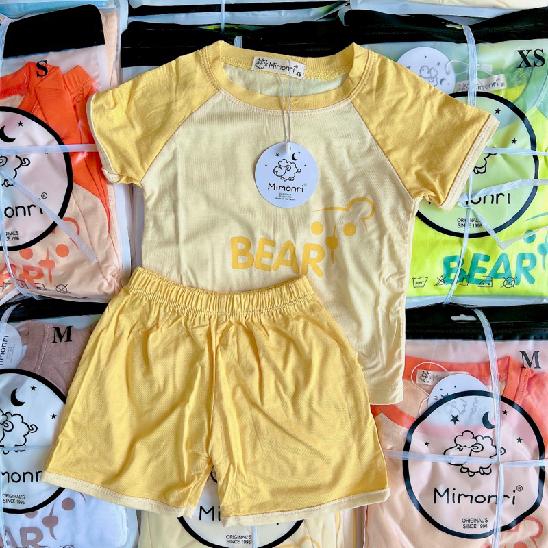 Bô thun lạnh tay ngắn quần ngắn cho bé 5-18kg