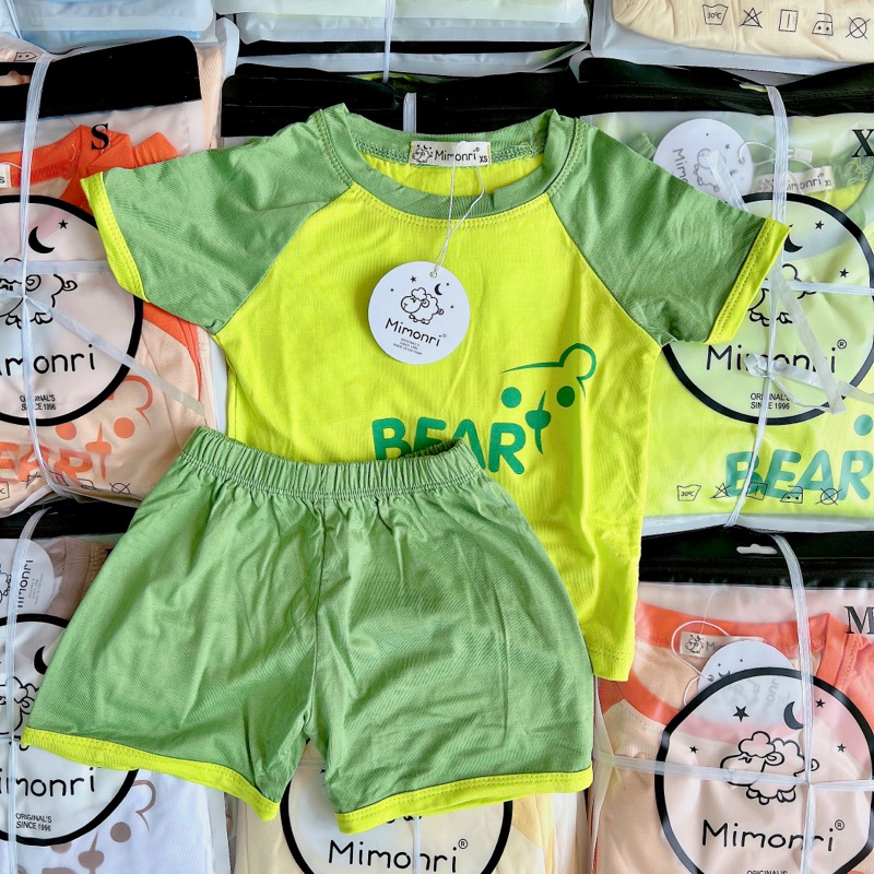 Bô thun lạnh tay ngắn quần ngắn cho bé 5-18kg