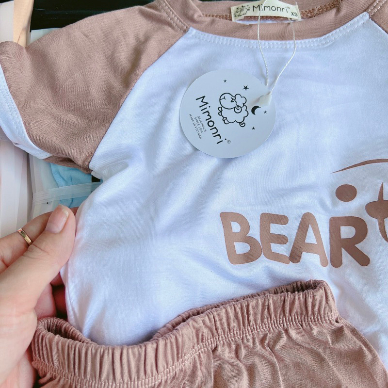 Bô thun lạnh tay ngắn quần ngắn cho bé 5-18kg