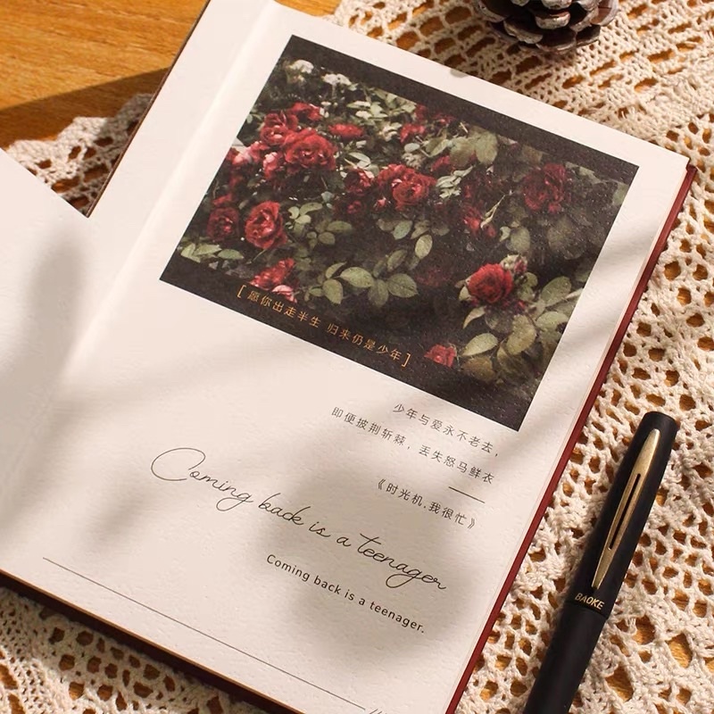 Sổ Ghi Chép 192 trang bìa cứng phong cách RETRO VINTAGE