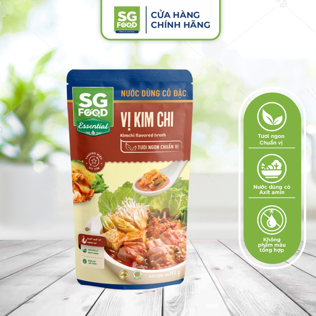 Nước Dùng Cô Đặc Vị Kim Chi Sài Gòn Food 180g