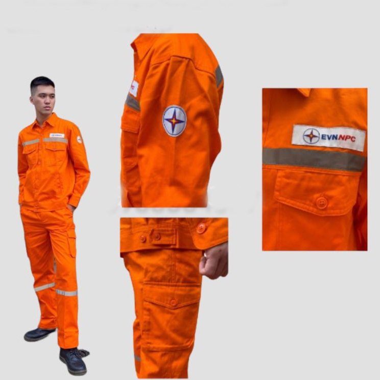 Đồ bảo hộ lao động ngành Điện Lực, Đồng Phục Điện Lực thương hiệu Misa vải pangrim 100% cotton chất lượng cao