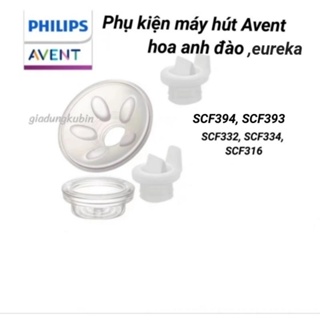 Phụ kiện máy hút sữa Avent hoa anh đào, eureka SCF316, SCF332, SCF334