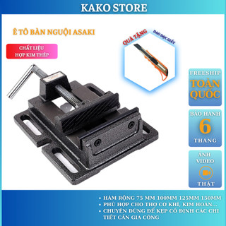 Ê tô bàn khoan kẹp asaki eto máy khoan bàn 3 4 5 6 inch, dụng cụ sửa chữa Kako store