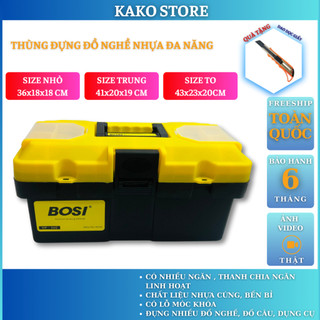 Thùng đồ nghề đa năng ,hộp đựng đồ nhựa: bền bỉ , đồ câu cá, dụng cụ sửa chữa Kako store