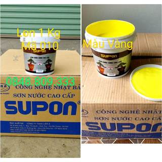 Sơn chậu cảnh cao cấp màu vàng chanh dòng sơn bán bóng hệ nước ,kháng kiềm
