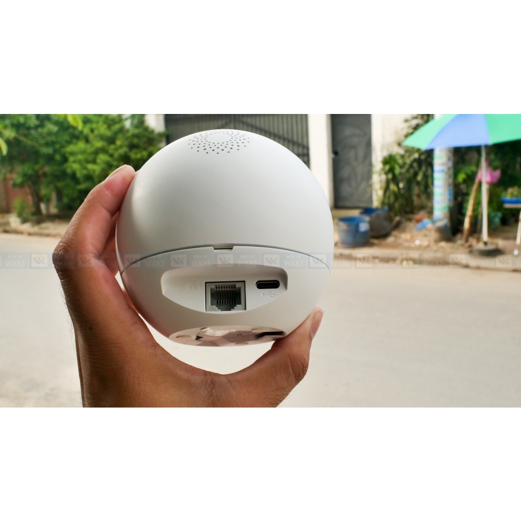 Camera Wifi Trong Nhà Ezviz H6 3K 5MP tầm nhìn đêm công nghệ Starlight, Đàm Thoại, Xoay 360 Độ, AI Thông Minh