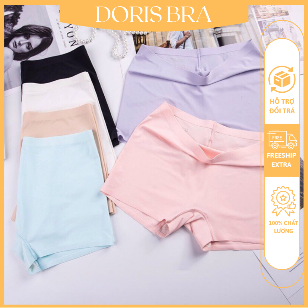 Quần lót DORIS-QV125, Quần su mặc trong váy, quần bảo hộ không đường may Cao Cấp