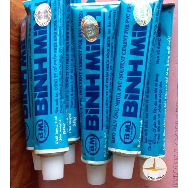 KEO DÁN ỐNG NƯỚC BÌNH MINH  - chính hãng ,có sẵn