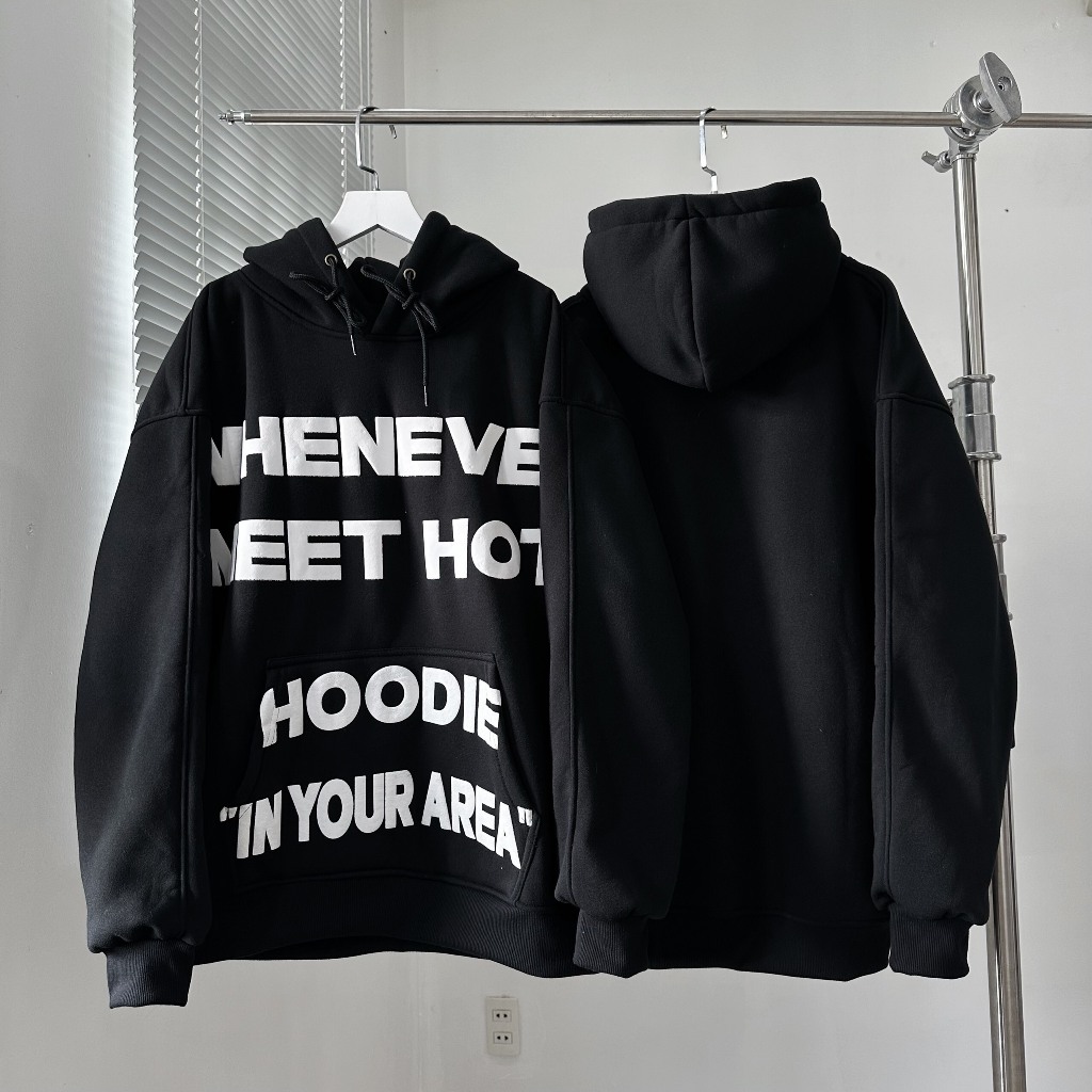 Áo khoác hoodie EVER, áo khoác nỉ form rộng có mũ nam nữ unisex - Homies Saigon | BigBuy360 - bigbuy360.vn