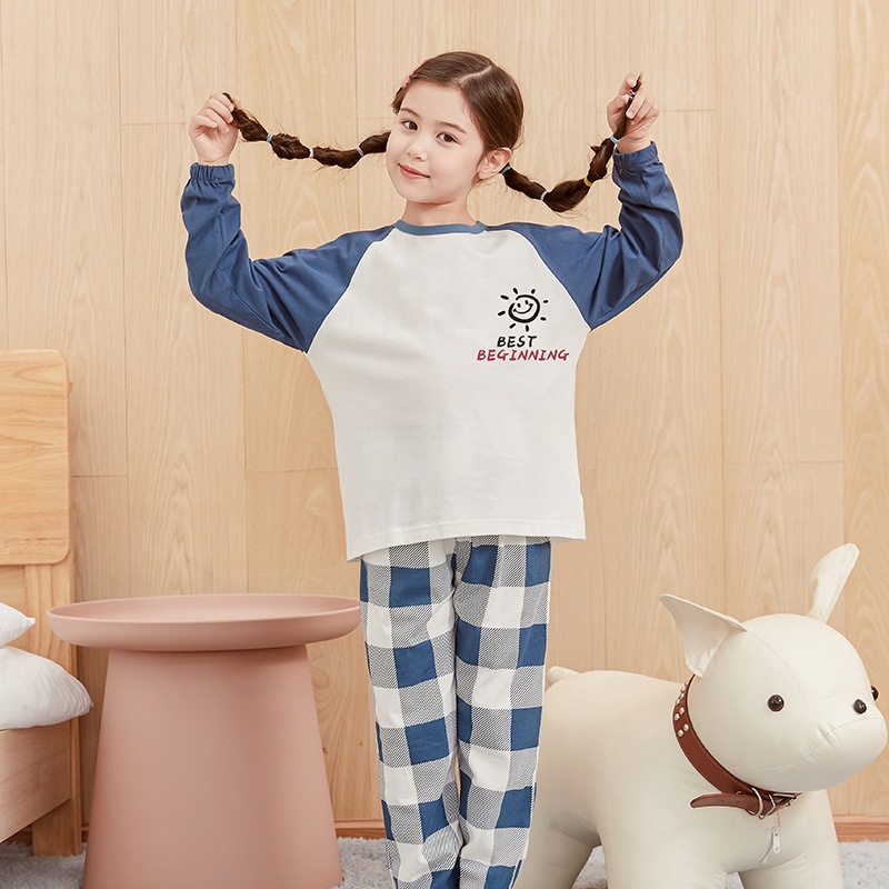 Bộ Dài Tay Bé Gái 4 –  12 Tuổi  Thun Cotton Thu Đông  - Trendykids  Chuyên Đồ Bộ Dài Tay Bé Gái Size Đại
