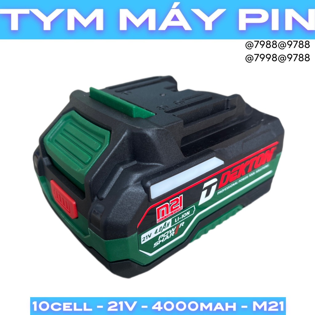 Pin 4A plus dekton chân pin phổ thông M21 – Tym Máy Pin