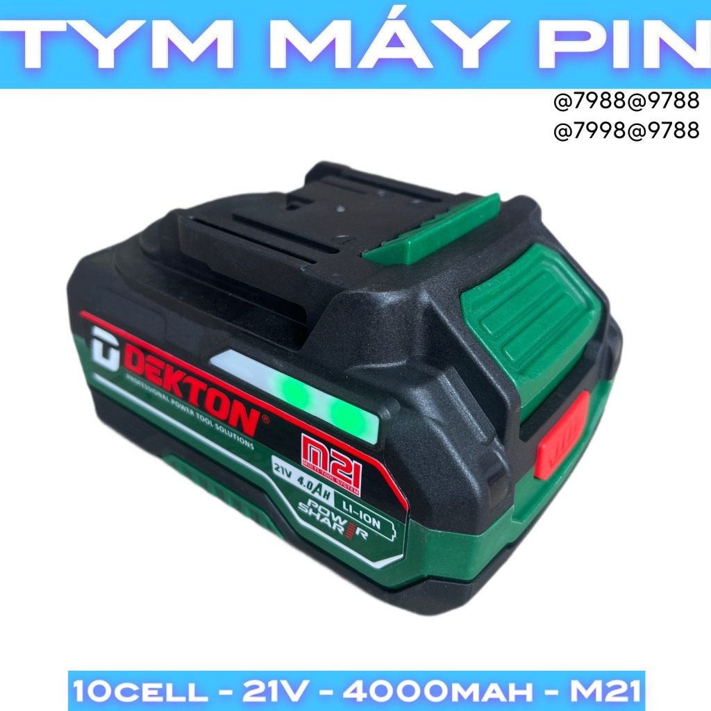 Pin 4A plus dekton chân pin phổ thông M21 – Tym Máy Pin