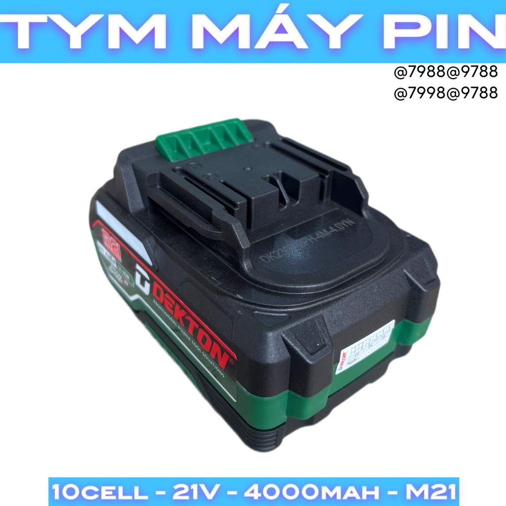 Pin 4A plus dekton chân pin phổ thông M21 – Tym Máy Pin
