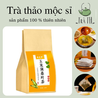 trà bắp ngô lá bồ công anh dễ ngủ trà thảo mộc sỉ 1 túi 30 gói túi lọc 150 gram