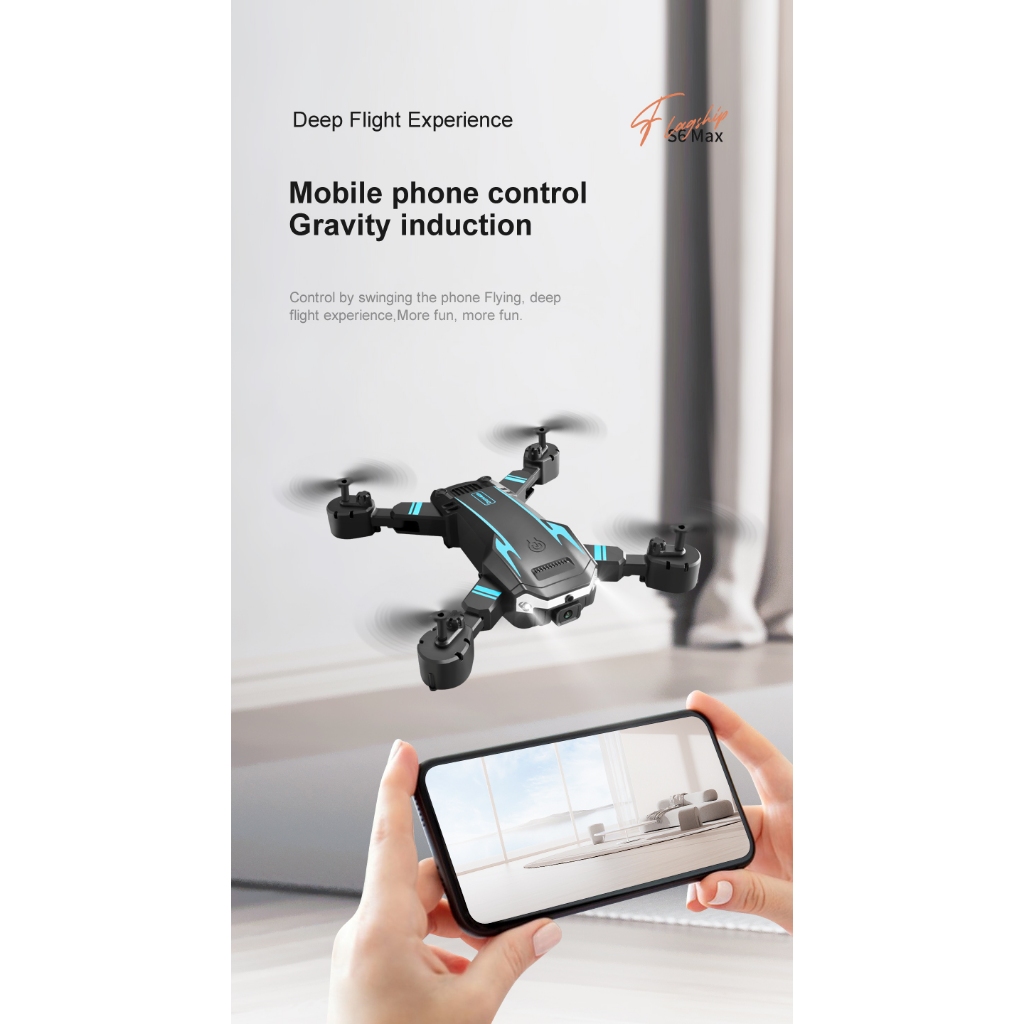 Máy bay không người lái S6 MAX Chụp ảnh trên không bằng camera kép độ phân giải cao 8K, tránh chướng ngại vật thông minh