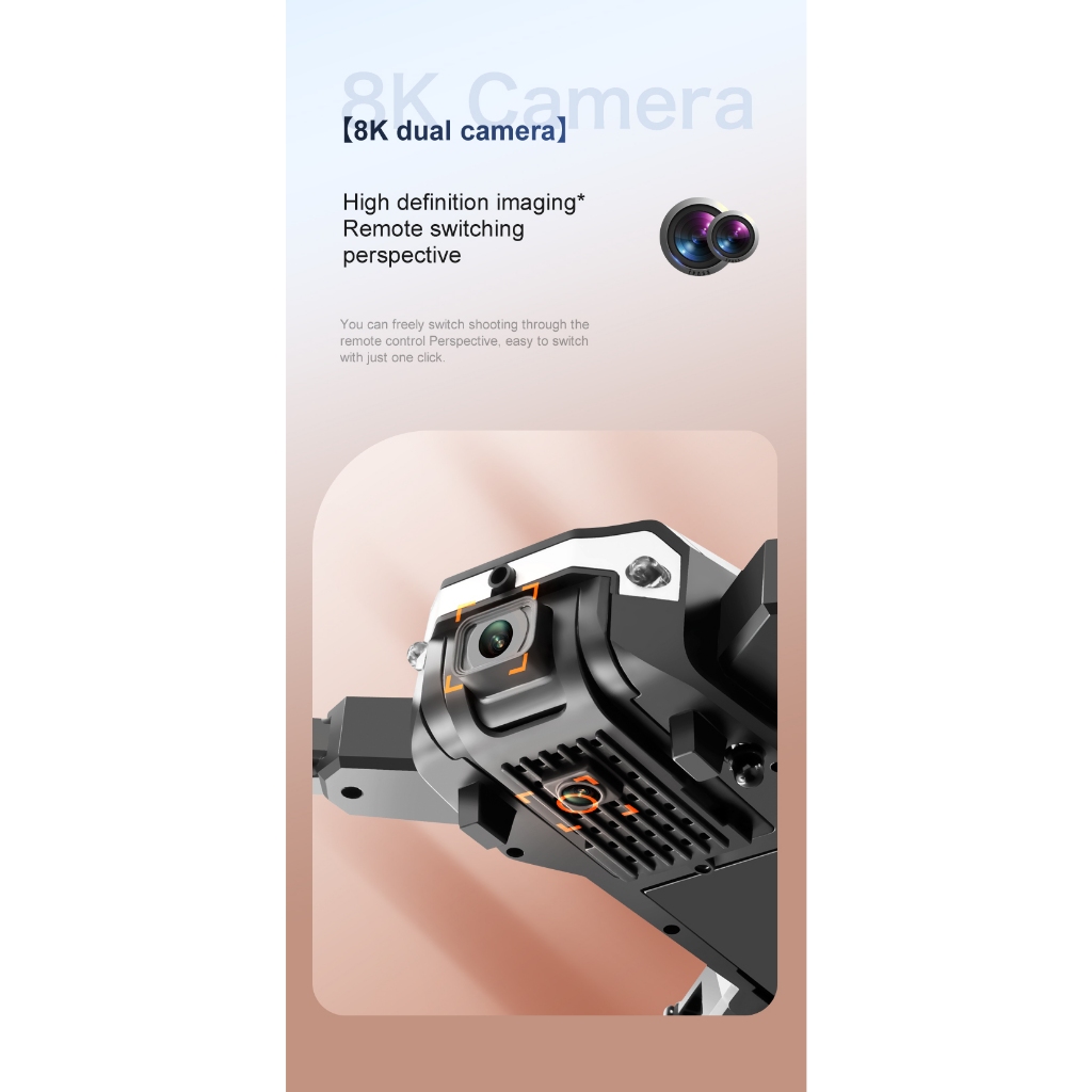 Máy bay không người lái S6 MAX Chụp ảnh trên không bằng camera kép độ phân giải cao 8K, tránh chướng ngại vật thông minh