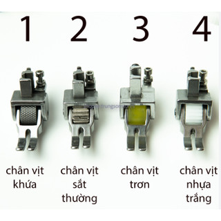Chân vịt bánh xe chống nhăn 1 kim
