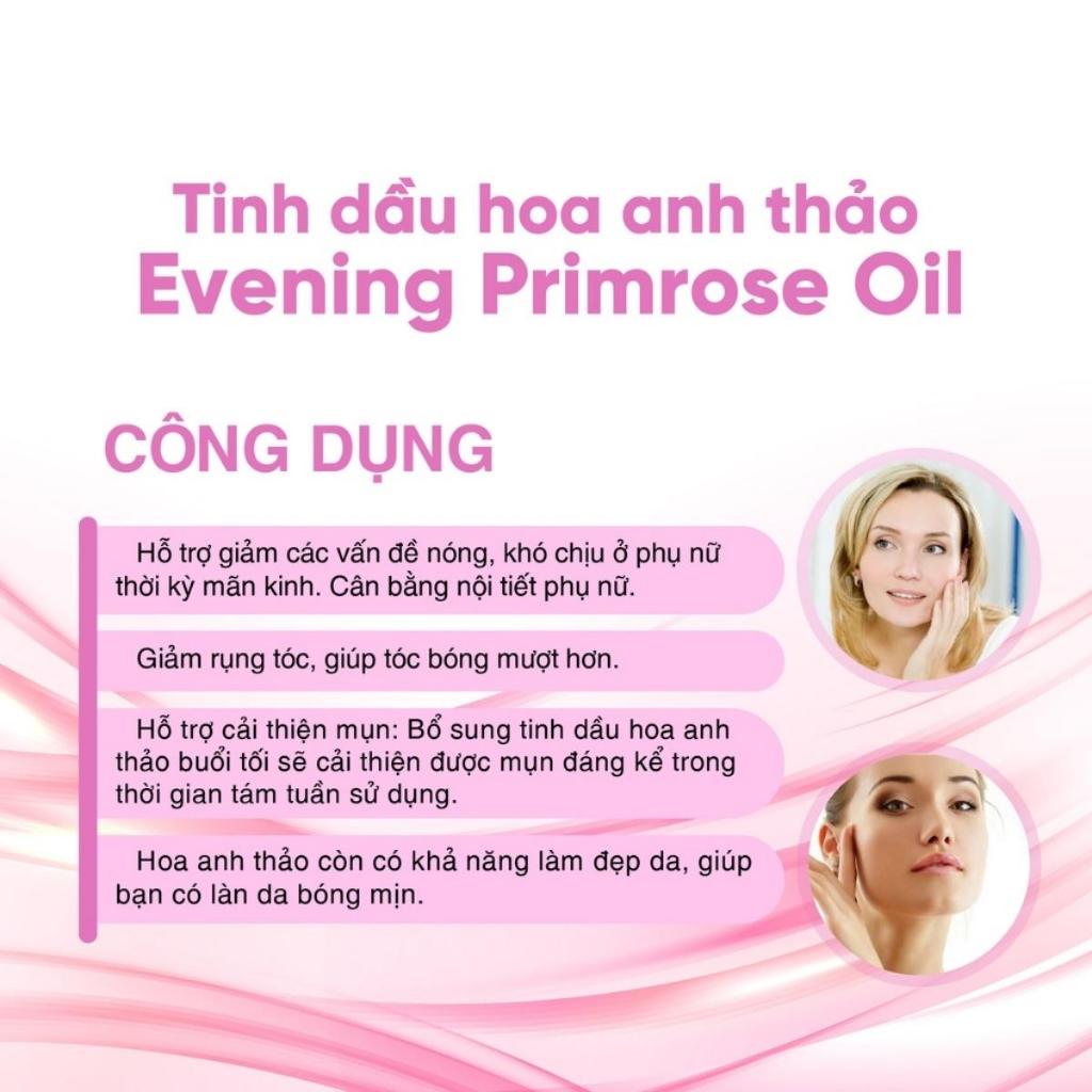 Viên Uống Tinh Dầu Hoa Anh Thảo Blackmores Evening Primrose Oil 190 Viên