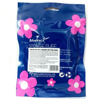 Bông bọt biển rửa mặt Aroma chữ nhật