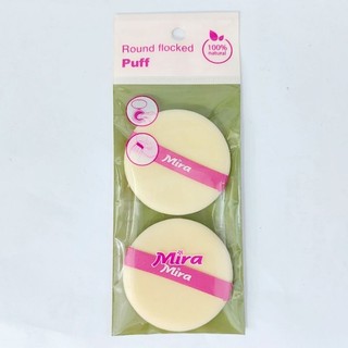 Bông phấn khô Mira quai hồng bịch 2 miếng