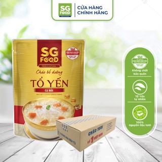  Thùng 30 gói Cháo Bổ Dưỡng Ăn Liền Tổ Yến Cá Hồi 240g SG Food 