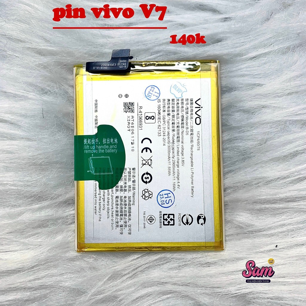 Pin Vivo V15 / V7 / V7 Plus / V11 / V5 / V5 Plus