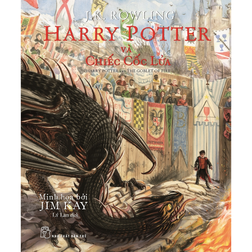 Sách - HP 04. BẢN MÀU - Harry Potter và Chiếc cốc lửa (NXB Trẻ)