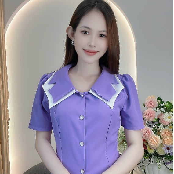 COM28 - ÁO COMPLE CÔNG SỞ TRẺ TRUNG