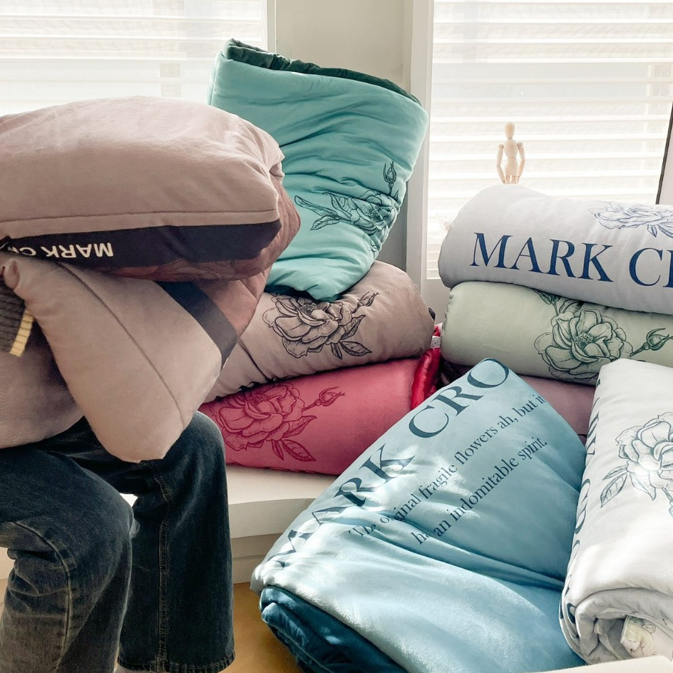 Bộ chăn ga nỉ nhung 5 món chần bông Markcross siêu dày, siêu mịn - CÓ TÁCH LẺ SET