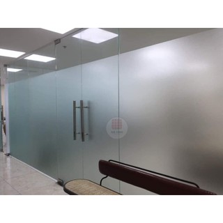 Giấy dán kính decal mờ văn phòng chống nhìn trộm, decal mờ cát nhám dán cửa sổ phòng ngủ 1.2mx0.5m