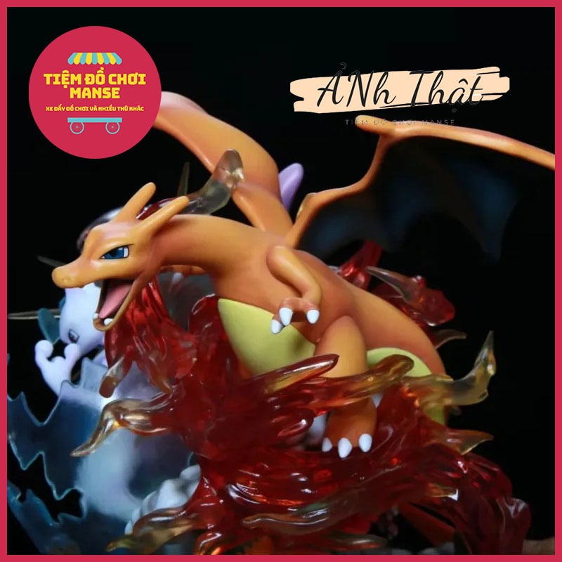 MH65 Cao 36cm - Mô Hình Pokemon Mewtwo Cao Cấp POKEMON DREAM EVOLUTION Hệ Tiến Hóa