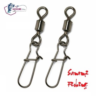 [Hàng đẹp] Khóa link Câu Cá Chữ U Chống Xoắn Cao cấp Thép Đen siêu Chịu Lực Khóa linh câu cá - Sanami Fishing