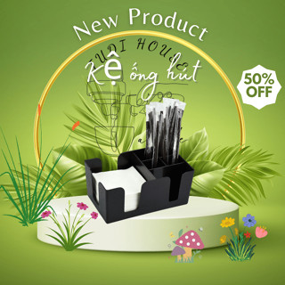 [GIÁ SỈ] Kệ Đựng Ống Hút, Giấy Ăn, Ly, Cốc Nhựa Cao Cấp