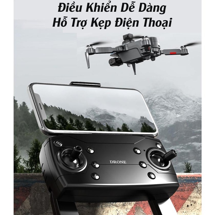 Drone mini, Flycam D8 PRO MAX camera 4K, Tránh Chướng Ngại Vật, Pin 2000mAh bay 20 phút
