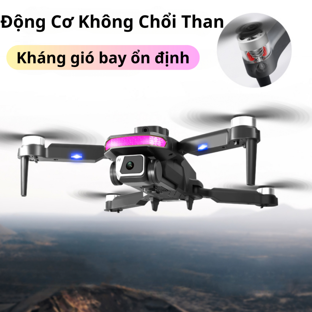 Drone mini, Flycam D8 PRO MAX camera 4K, Tránh Chướng Ngại Vật, Pin 2000mAh bay 20 phút