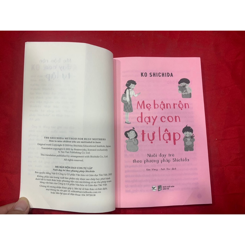 Sách - Mẹ Bận Rộn Dạy Con Tự Lập - Nuôi Dạy Trẻ Theo Phương Pháp Shichida - Tân Việt